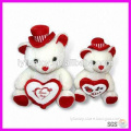 valentine white plush & stuffed teddy bear